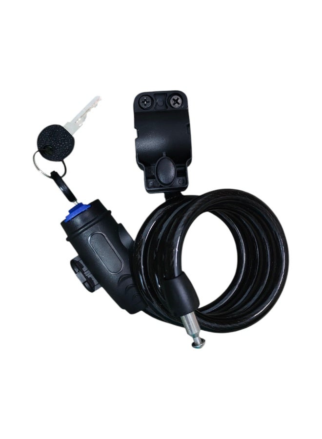 Abo ElGoukh & Maxlerz® Heavy-Duty Bike Cable Lock | Steel Wire Bicycle & Motorcycle Security Lock with 2 Keys |  High Quality Coated Cable | Easy-Mount Bracket Included | Reliable Everyday Protection - Image 4